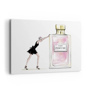 Schilderen op canvas - De essentie van vrouwelijkheid - 100x70 cm