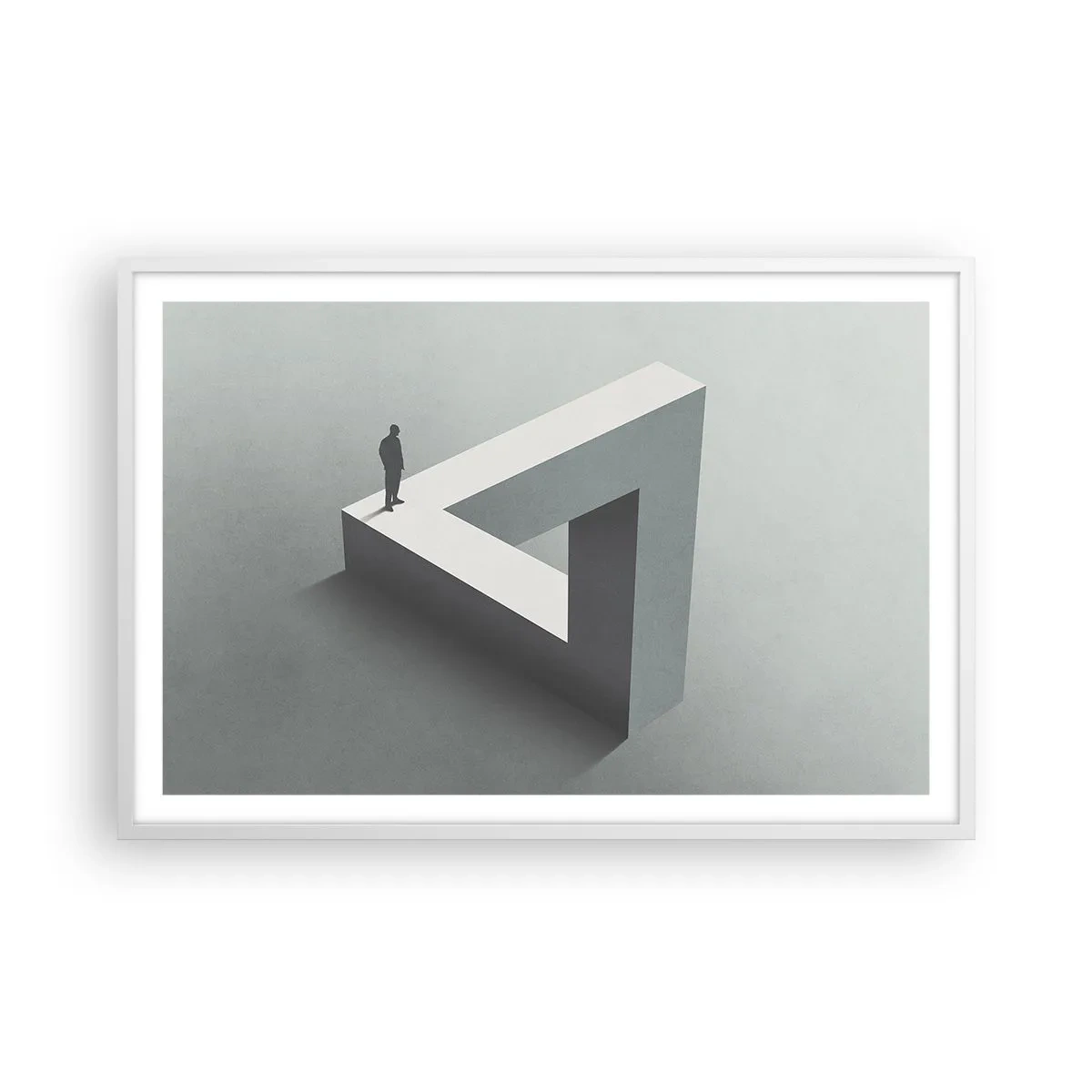 Poster in een witte lijst - Maar het is toch mogelijk - 91x61 cm