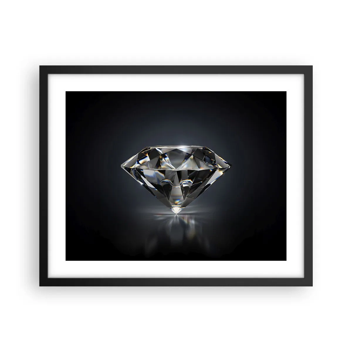 Poster in een zwarte lijst - Beste vriendinnen - 50x40 cm