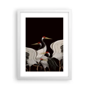 Poster in een witte lijst - Vogel spullen - 30x40 cm