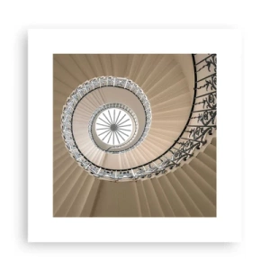 Poster - Binnenin de schaal - 30x30 cm