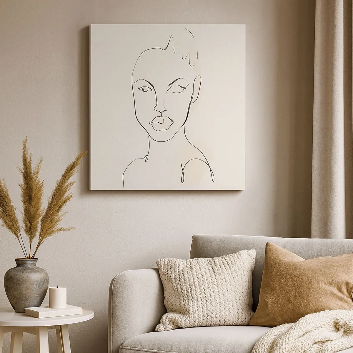 Schilderen op canvas - Een overzicht van sensualiteit - 30x30 cm