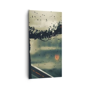 Schilderen op canvas - Dodelijke wapens - Je eigen Terminator - 65x120 cm