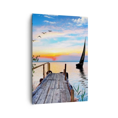 Schilderen op canvas - Goedeavond - 70x100 cm