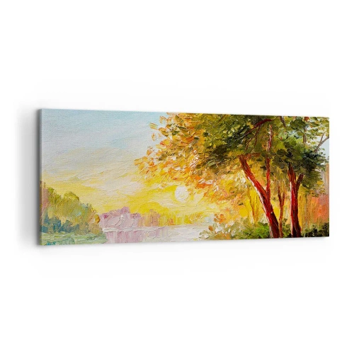 Schilderen op canvas - Et in Arcadia ego - 100x40 cm