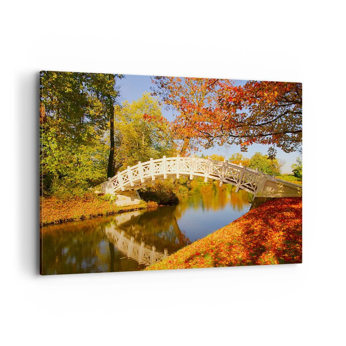 Schilderen op canvas - Op de witte brug der zuchten - 100x70 cm
