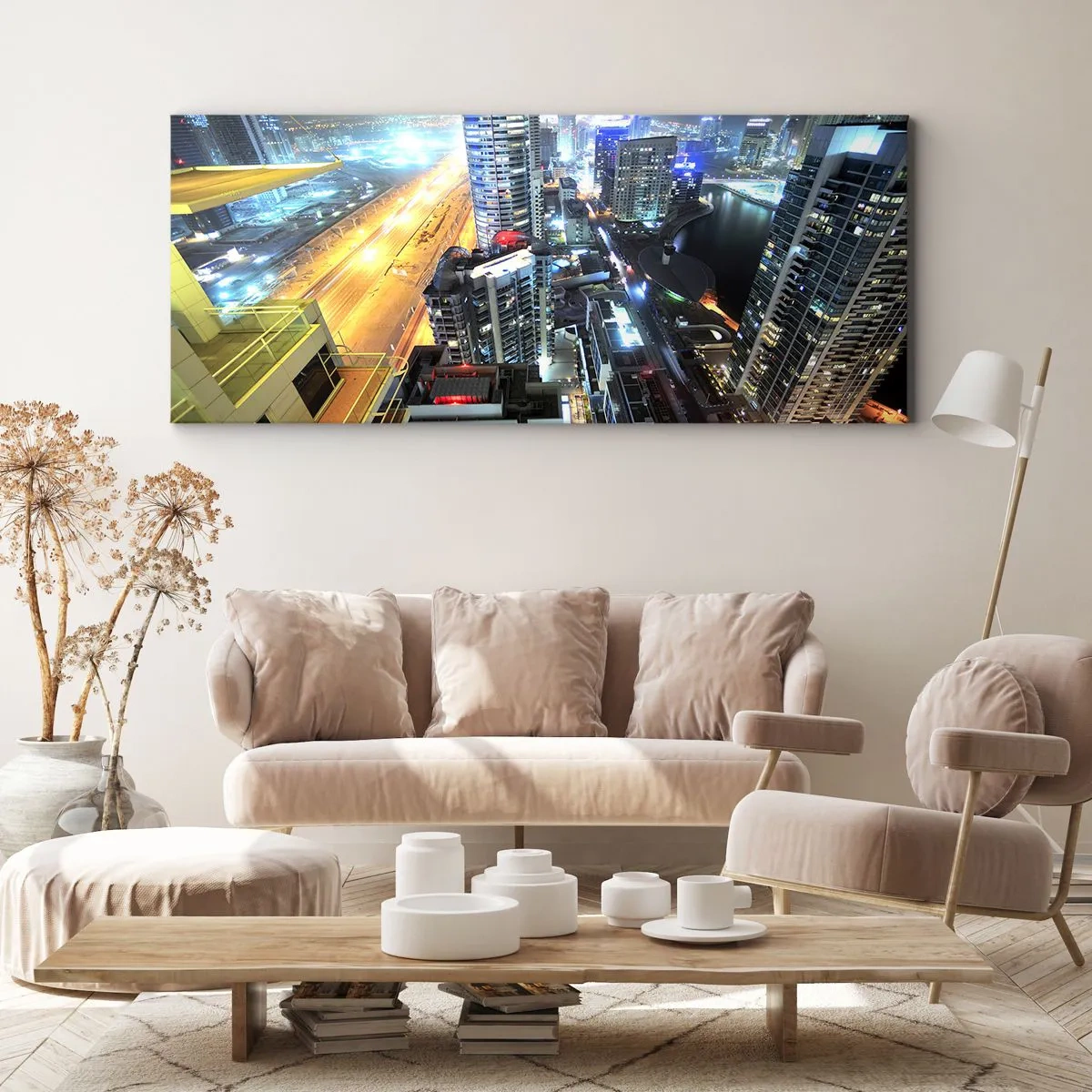 Schilderen op canvas - Een wonder in de woestijn - 100x40 cm