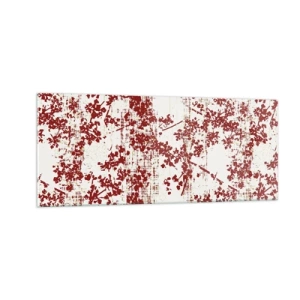 Schilderen op glas - Zoals oud calico - 100x40 cm