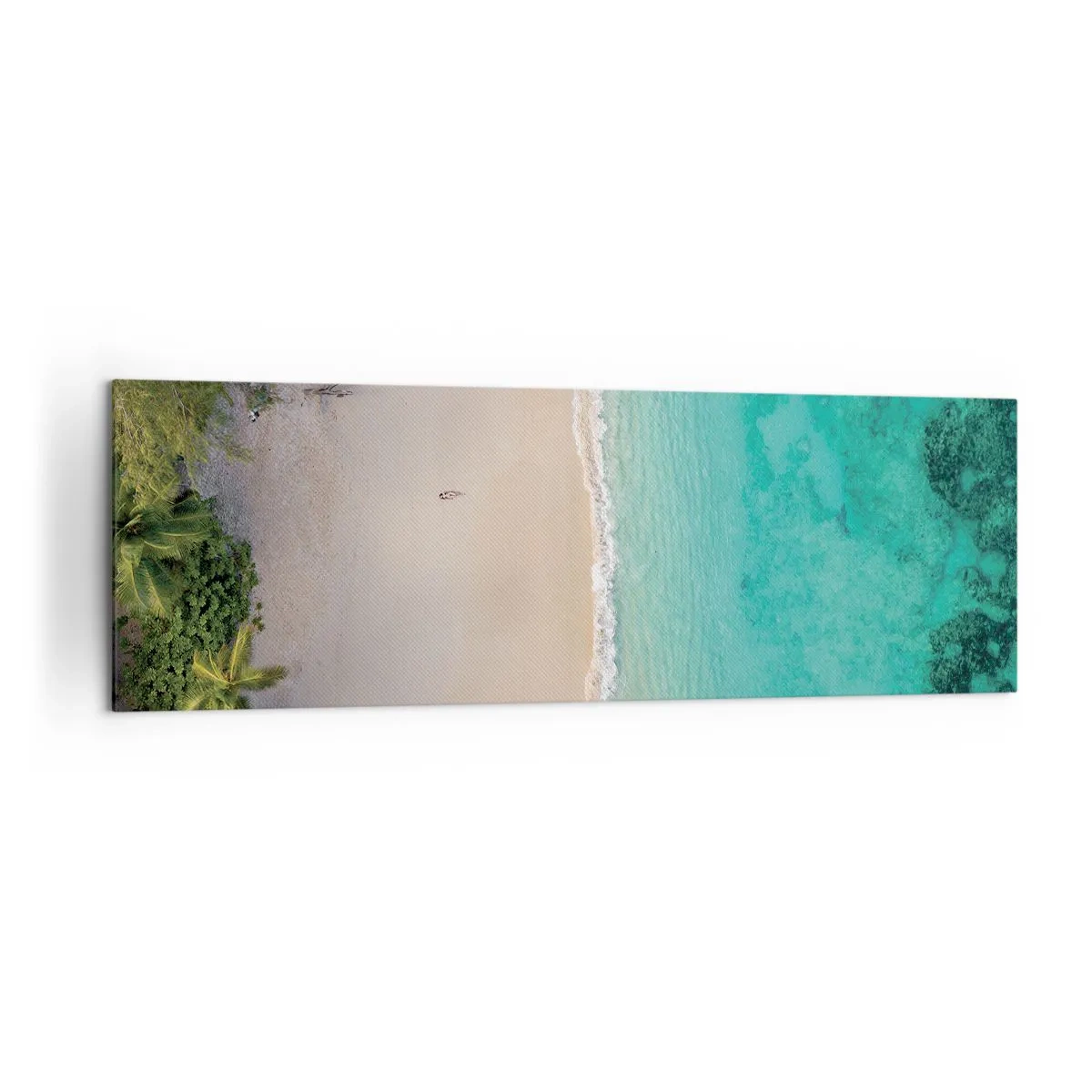 Schilderen op canvas - Paradijsstrand - 160x50 cm