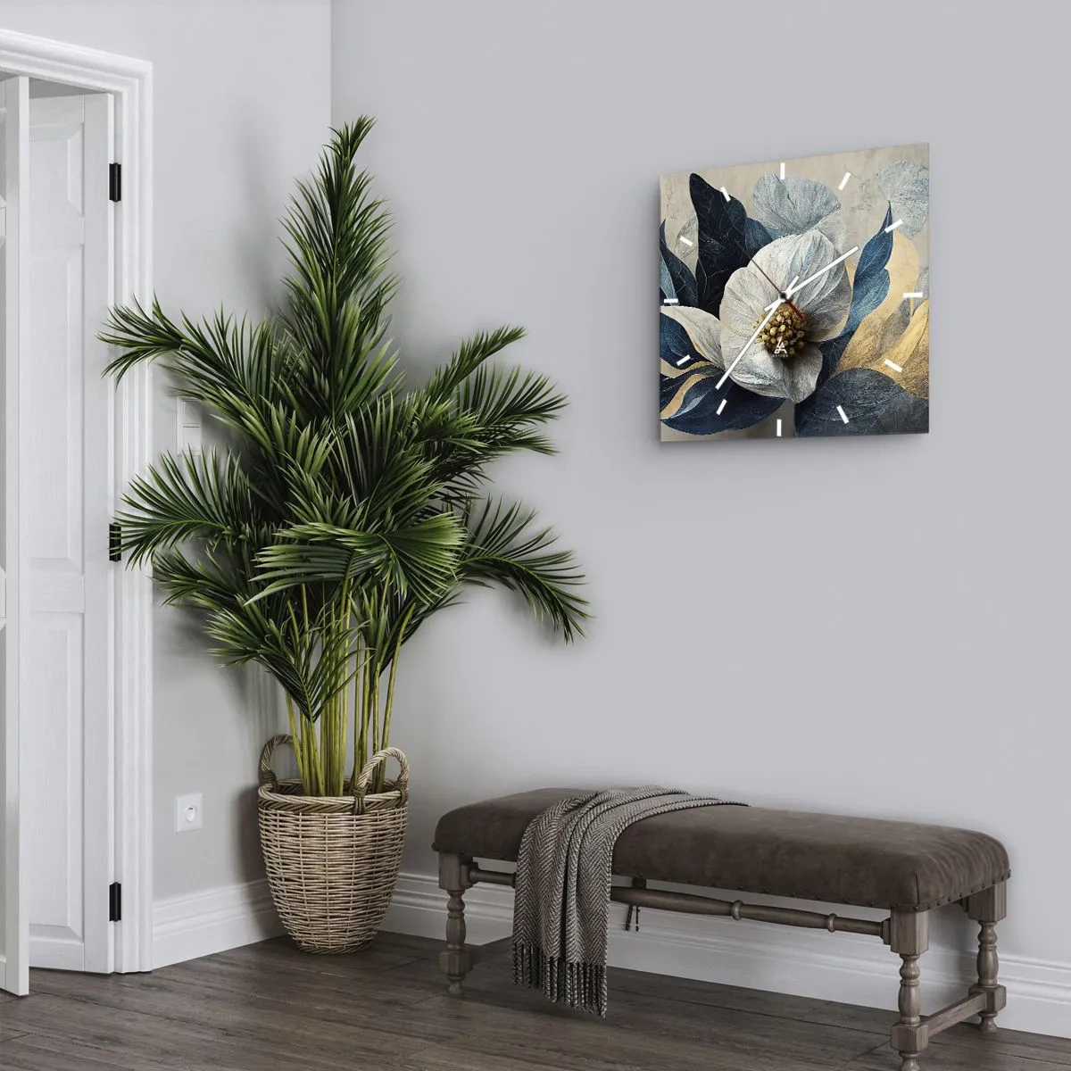 Wandklok - Klok - Hij heeft een hart van goud - 40x40 cm