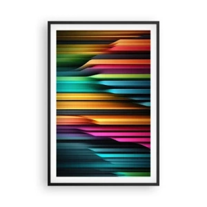 Poster in een zwarte lijst - Lichtorgel - 61x91 cm