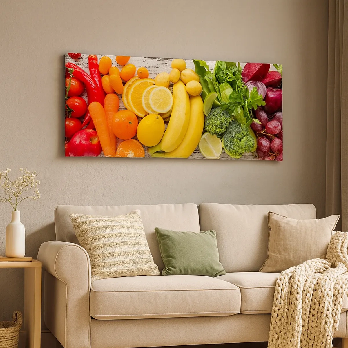 Schilderen op canvas - Het is niet genoeg? - 30x30 cm