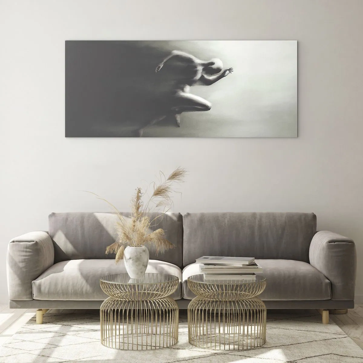 Schilderen op glas - Niet te stopen - 100x40 cm