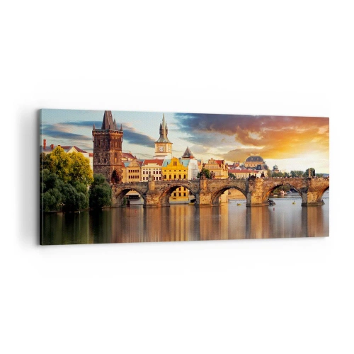 Schilderen op canvas - Eeuwenlang mooi - 100x40 cm