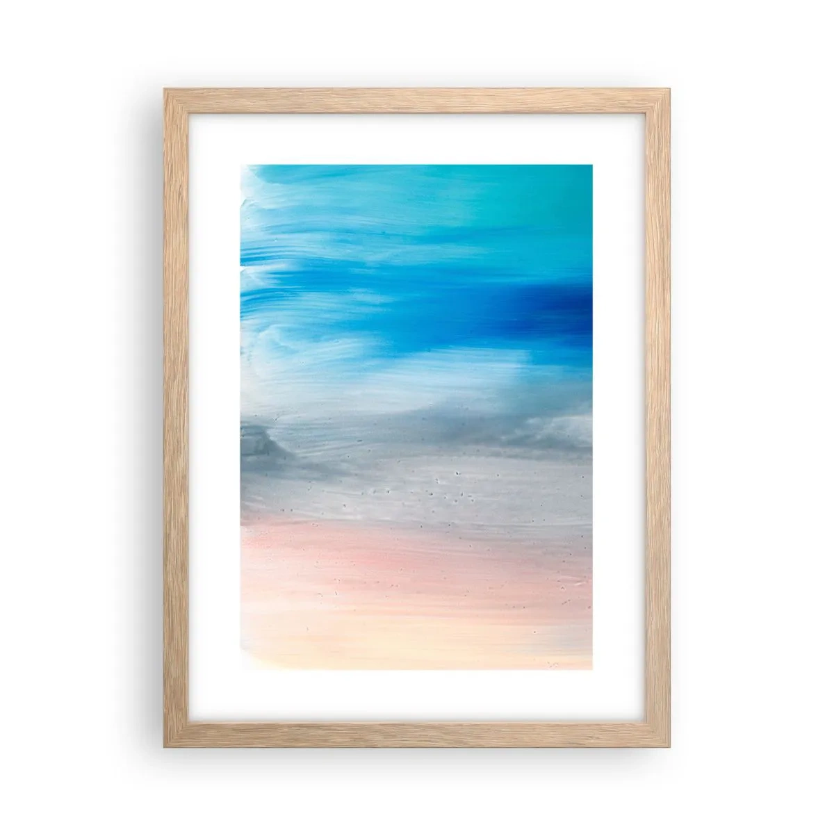 Een poster in een licht eiken lijst - Elementen: lucht - 30x40 cm