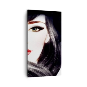 Schilderen op canvas - Saffier look - 45x80 cm