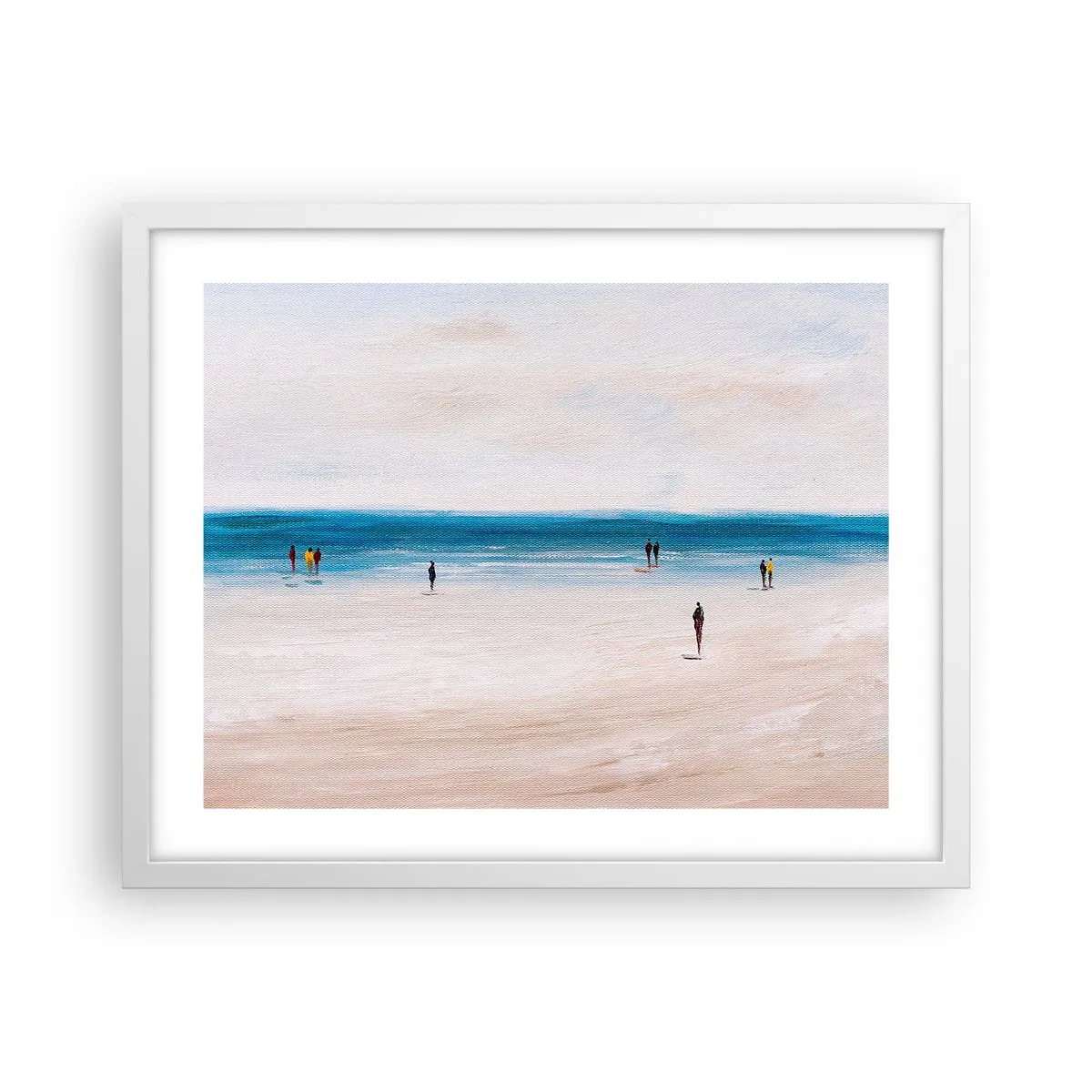 Poster in een witte lijst - Een natuurlijke behoefte - 50x40 cm