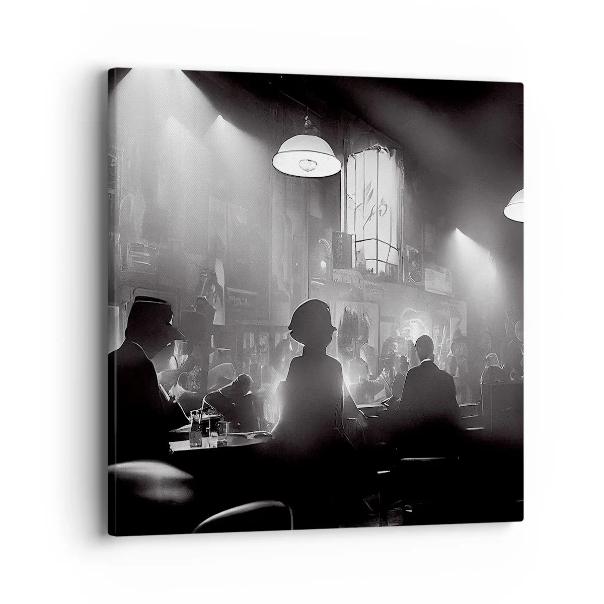 Schilderen op canvas - In jazz-sfeer - 40x40 cm