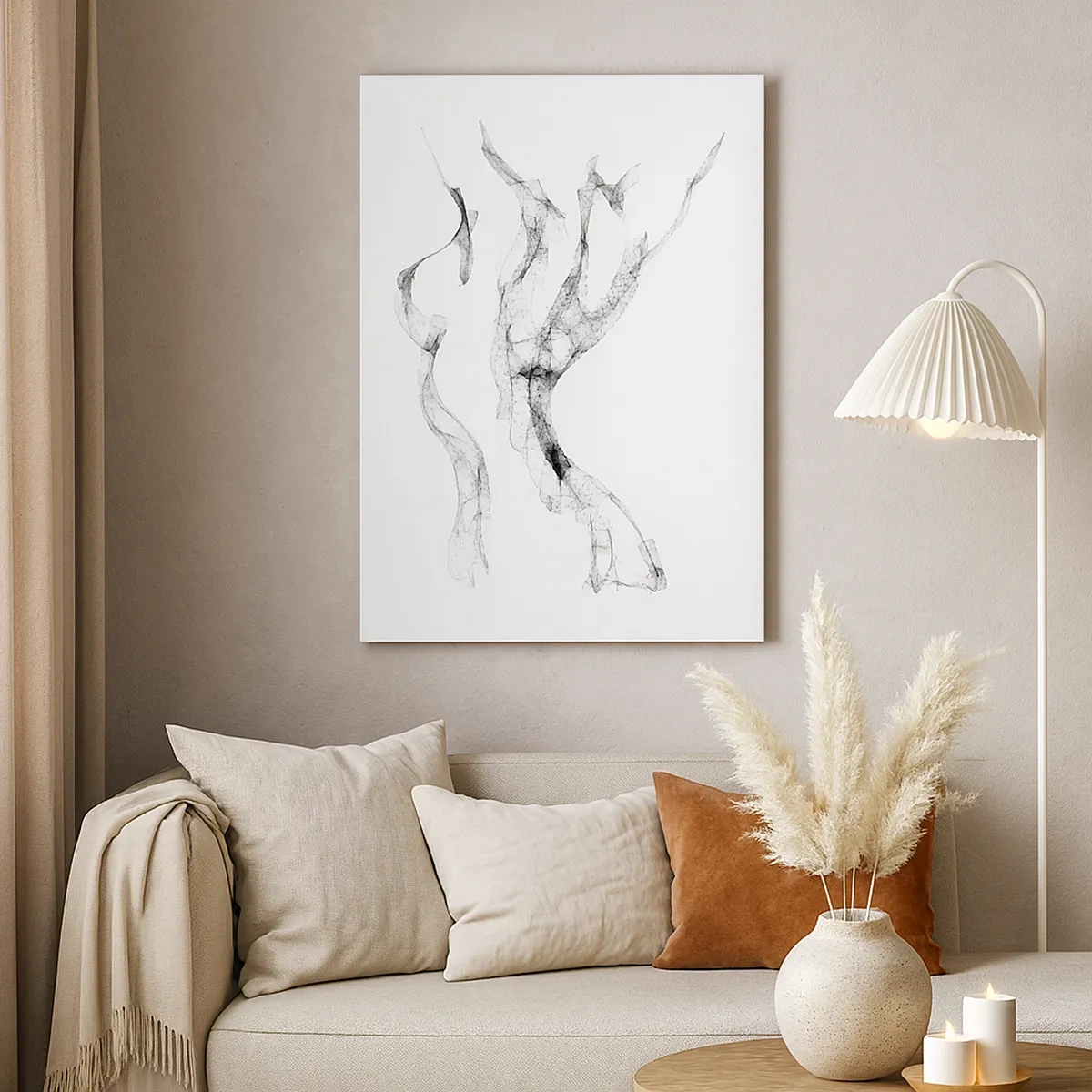 Schilderen op canvas - Mooi en sterk - 50x70 cm