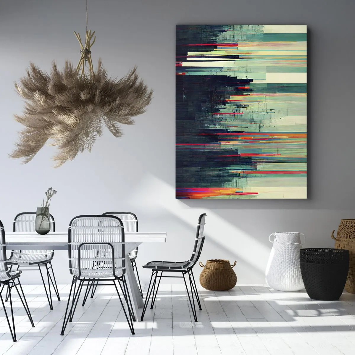 Schilderen op canvas - Futuristische stad - 50x70 cm