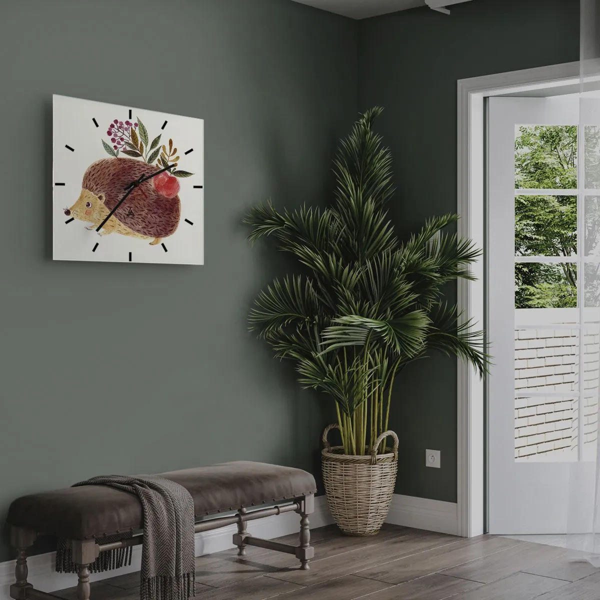 Wandklok - Klok - En je vindt mij al leuk - 30x30 cm