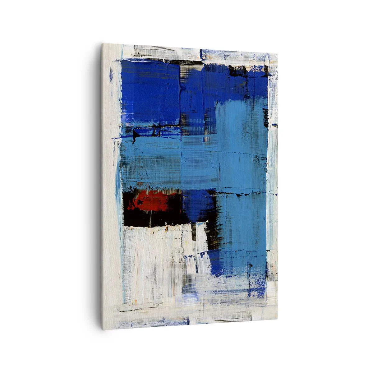 Schilderen op canvas - Het geheim van blauw - 70x100 cm