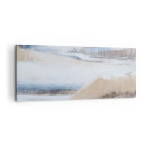 Schilderen op canvas - Winterse compositie - 100x40 cm