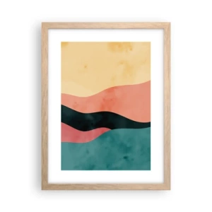 Een poster in een licht eiken lijst - Conforme non-conformiteit - 30x40 cm