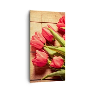 Schilderen op canvas - Lente bekentenis - 55x100 cm