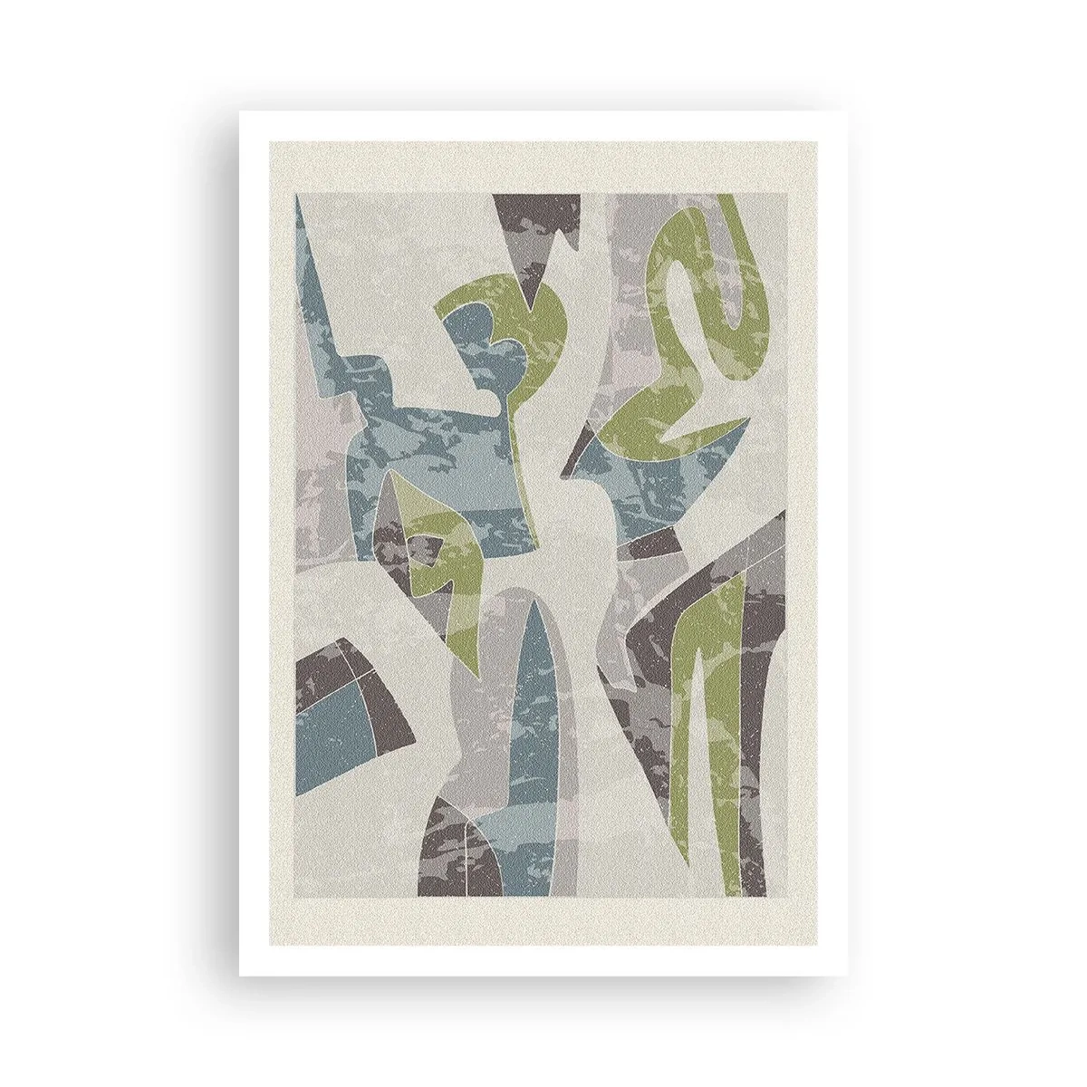 Poster - Compositie achter het glas - 70x100 cm