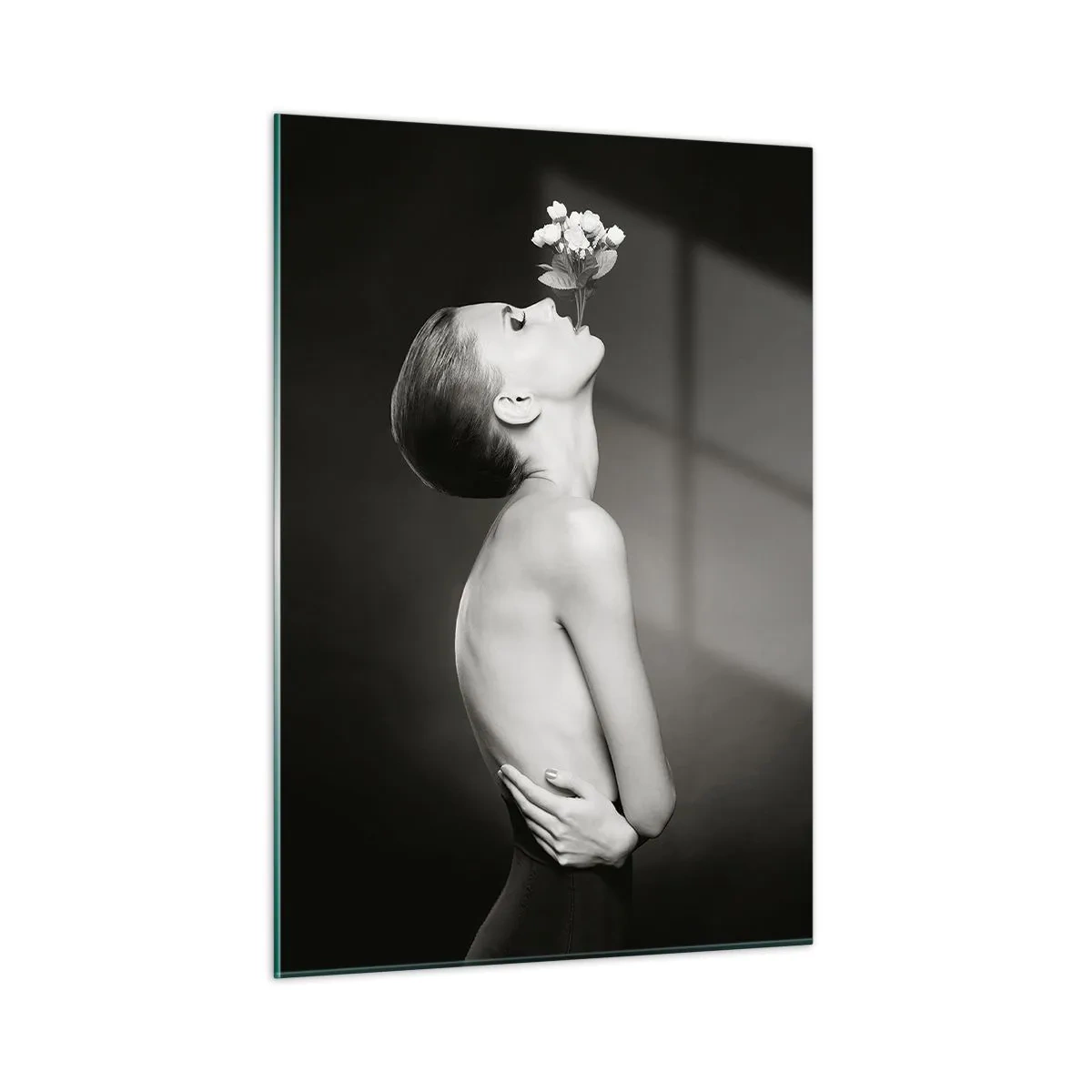Schilderen op glas - Excentrieke elegantie - 50x70 cm