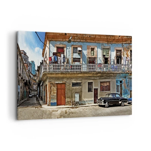 Schilderen op canvas - Havana-vibes - 100x70 cm