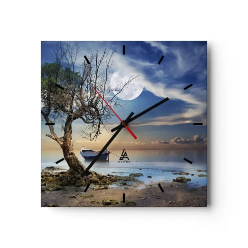 Wandklok - Klok - Is dit het einde of het begin? - 30x30 cm