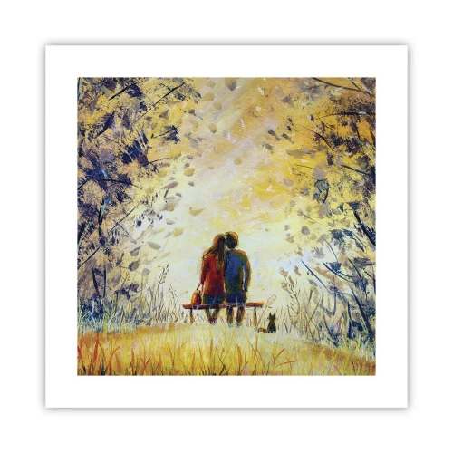 Poster - Een magisch moment - 40x40 cm