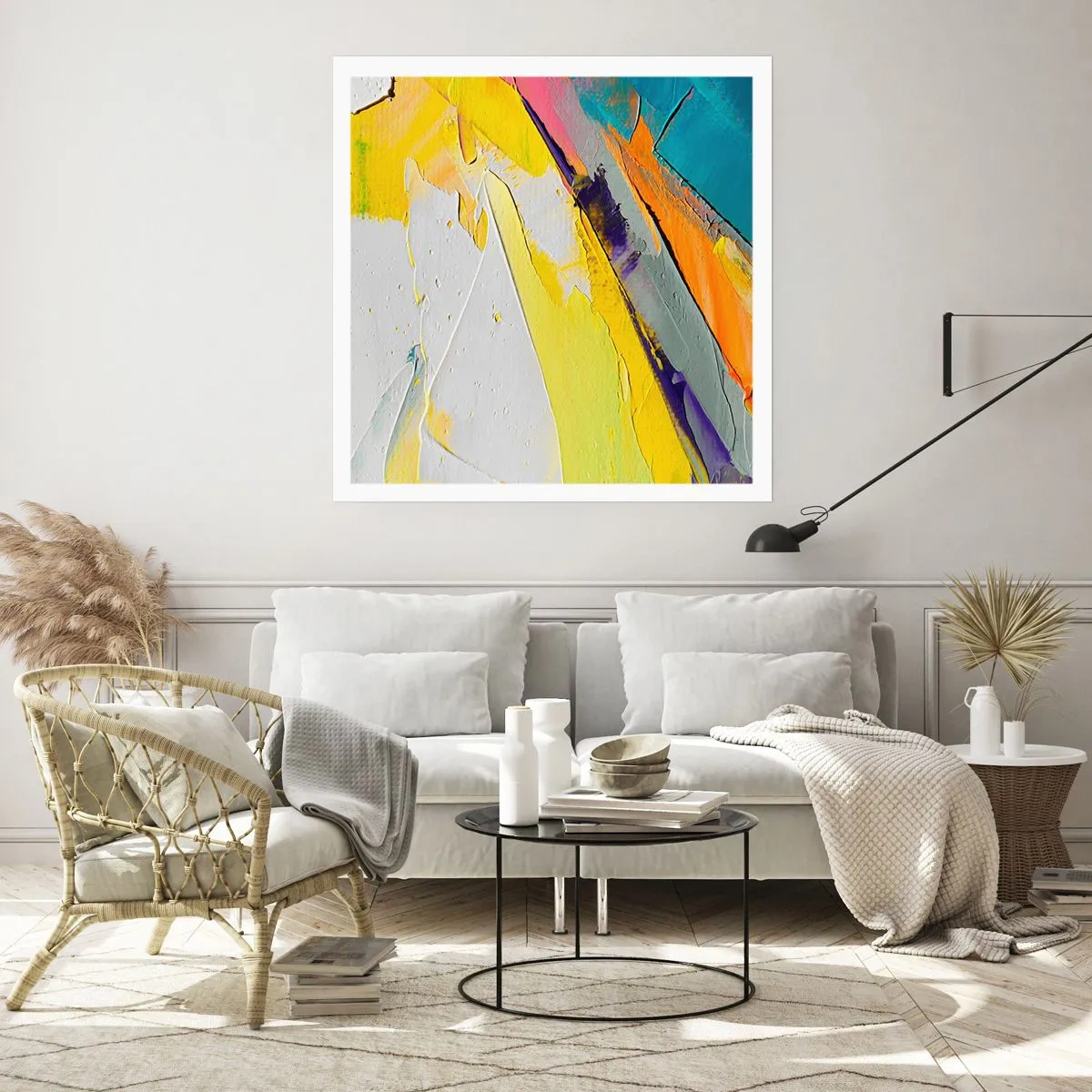 Poster - De anatomie van licht - 60x60 cm