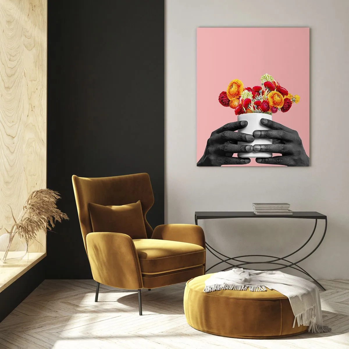 Schilderen op glas - De apotheose van het leven - 70x100 cm