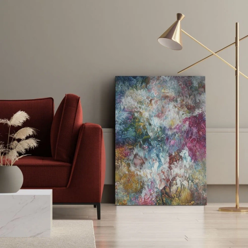 Schilderen op canvas - Volledig in bloei - 45x80 cm
