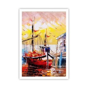 Poster - Gelukkige terugkeer - 70x100 cm