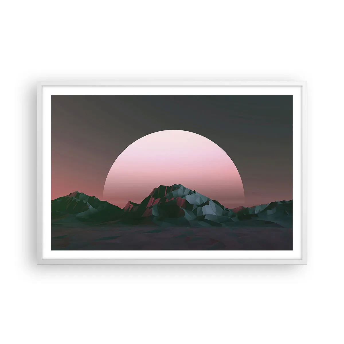 Poster in een witte lijst - In een naburig sterrenstelsel - 91x61 cm