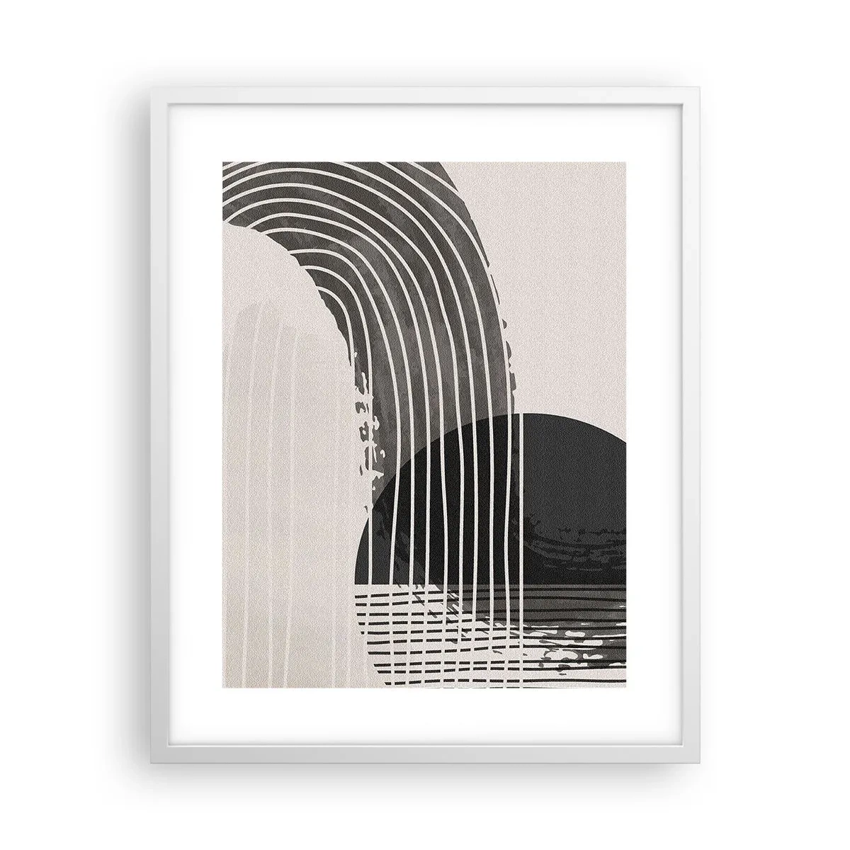 Poster in een witte lijst - Daar en terug - 40x50 cm