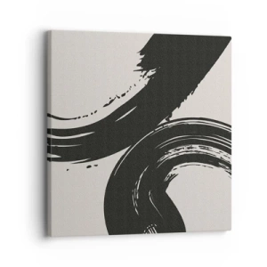 Schilderen op canvas - Vegend en cirkevormig - 30x30 cm