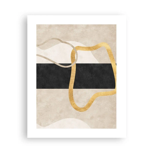 Poster - Verwarde vormen - 40x50 cm