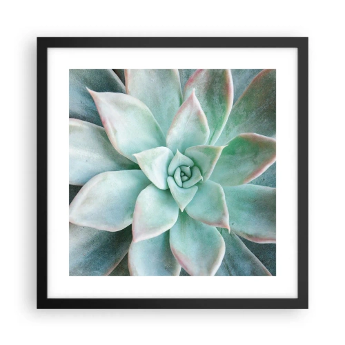 Poster in een zwarte lijst - Het hart van de woestijn - 40x40 cm
