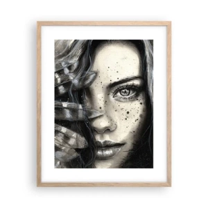 Een poster in een licht eiken lijst - Wilde schoonheid - 40x50 cm