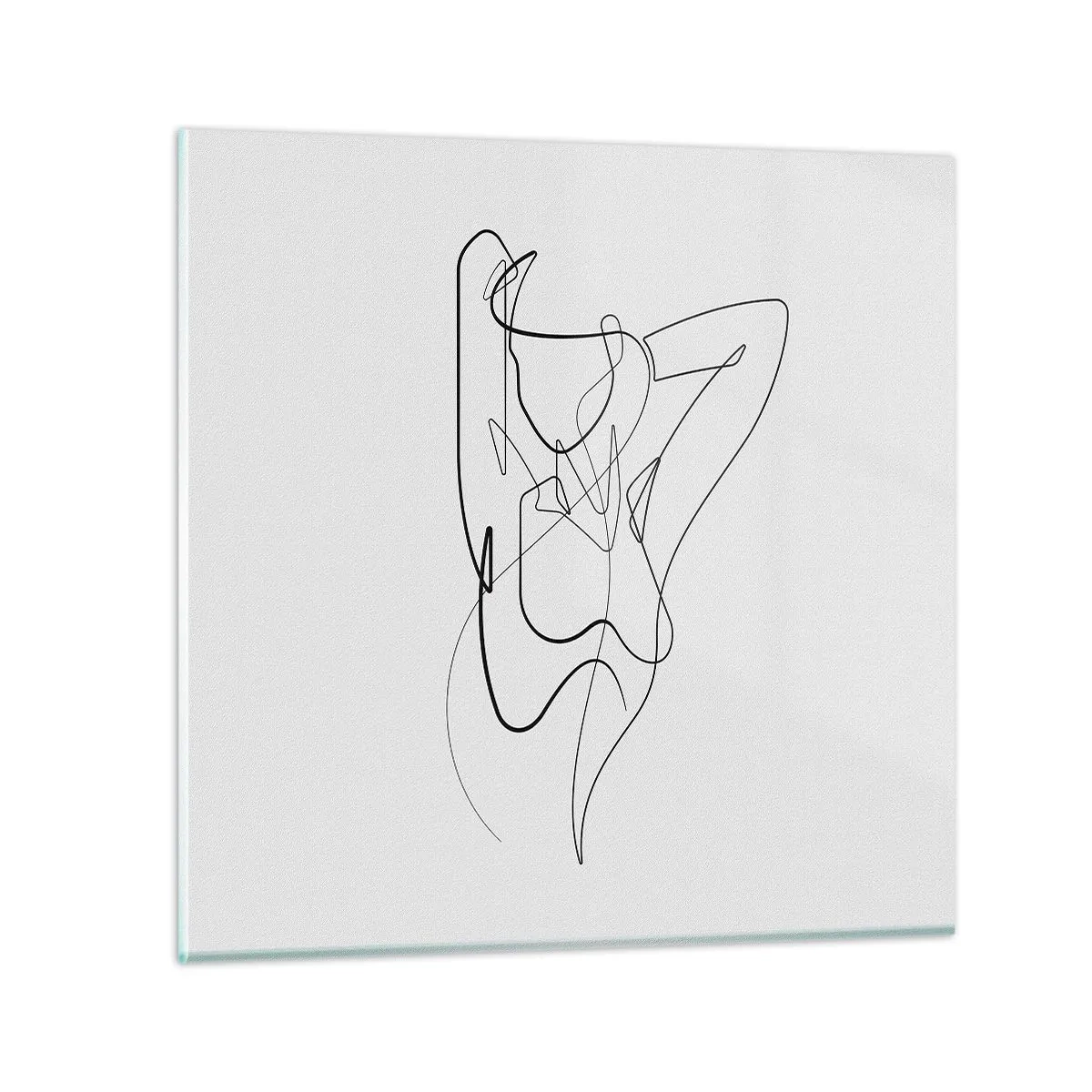 Schilderen op glas - Zoals je echt bent… - 70x70 cm