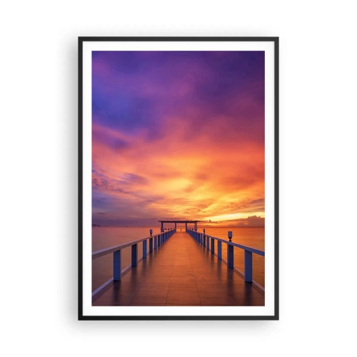 Poster in een zwarte lijst - Zonder einde - 70x100 cm