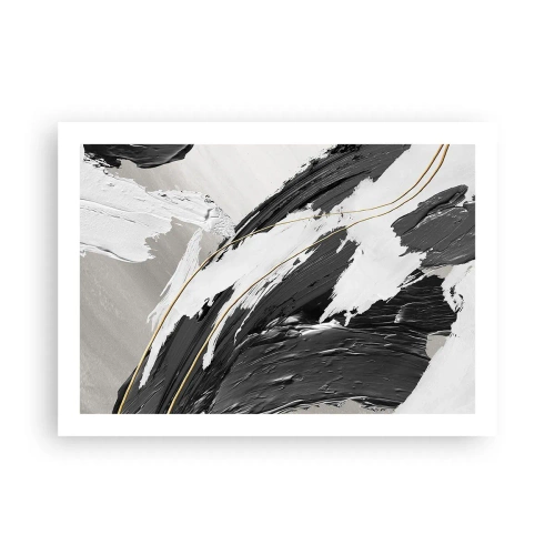 Poster - Abstractie op grote schaal - 70x50 cm