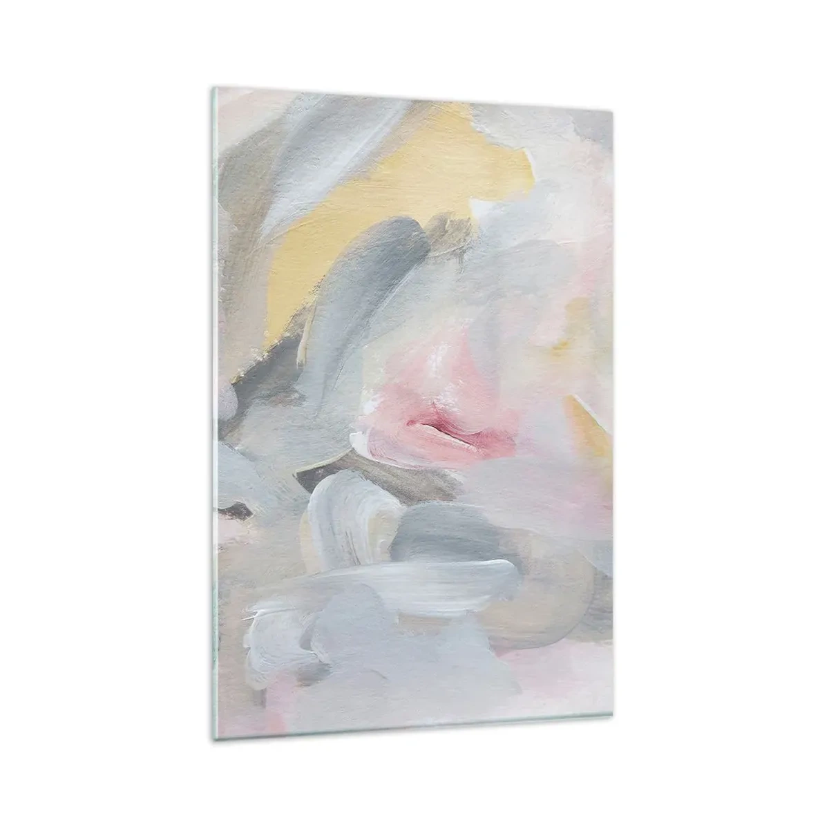 Schilderen op glas - In een pastelkleurige wereld - 80x120 cm