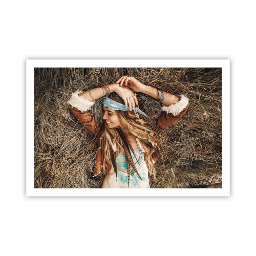 Poster - Op weg naar de zomer van de liefde - 91x61 cm