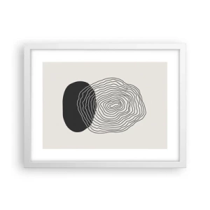 Poster in een witte lijst - Duur en spiertrekkingen - 40x30 cm